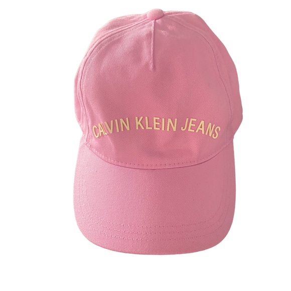 Calvin Klein Pink Snap Back Hat - Like New Condition - - Picture 2 of 4